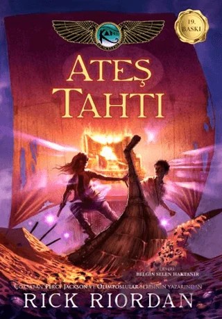 Kane Günceleri 2 Ateş Tahtı – Rick Riordan – XLIBRIS kitap kapağı