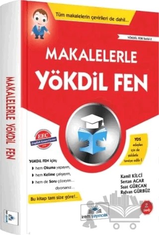 Makalelerle YÖKDİL Fen YDS – Suat Gürcan – İrem Yayıncılık kitap kapağı