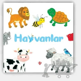Hayvanlar (0-3 Yaş) – Merve Türkay – Türkiye Diyanet Vakfı Yayınları kitap kapağı