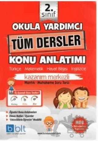 2. Sınıf Okula Yardımcı Tüm Dersler Konu Anlatımı – Kolektif – Bulut Eğitim ve Kültür Yayınları kitap kapağı