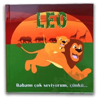 Leo - Babamı Çok Seviyorum, Çünkü... – Gönül Simpson – Yeşil Dinozor kitap kapağı