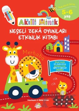 Akıllı Minik Neşeli Zeka Oyunları Etkinlik Kitabı 5-6 Yaş – E. Bahar Düzen – Mevsimler Kitap kitap kapağı