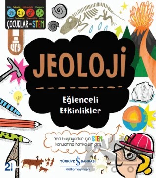 Jeoloji - Eğlenceli Etkinlikler – Jenny Jacoby – İş Bankası Kültür Yayınları kitap kapağı