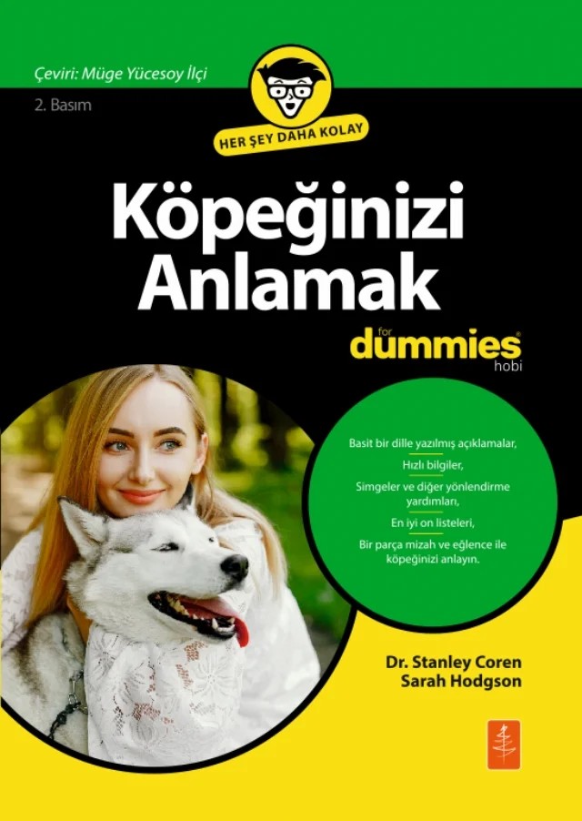 Köpeğinizi Anlamak for Dummies - Understanding Your Dog for Dummies – Stanley Coren - Sarah Hodgson – Dummies kitap kapağı