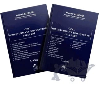 Özel Soruşturma ve Kovuşturma Usulleri (2 Kitap) – Hüsnü Aldemir – Legem Yayınevi kitap kapağı