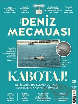 Yeni Deniz Mecmuası Sayı: 25 - Haziran 2022 – Yeni Deniz Mecmuası Dergisi kitap kapağı