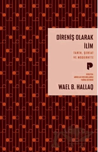 Direniş Olarak İlim – Wael B. Hallaq – Pınar Yayınları kitap kapağı