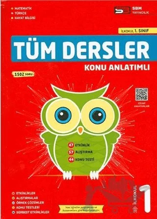 1. Sınıf Tüm Dersler Konu Anlatımlı – Kolektif – SBM Yayıncılık kitap kapağı
