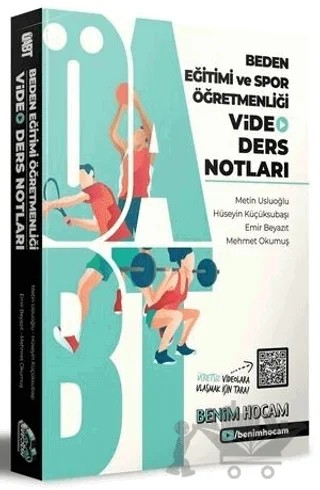 2021 ÖABT Beden Eğitimi ve Spor Öğretmenliği Video Ders Notları – Kolektif – Benim Hocam Yayınları kitap kapağı