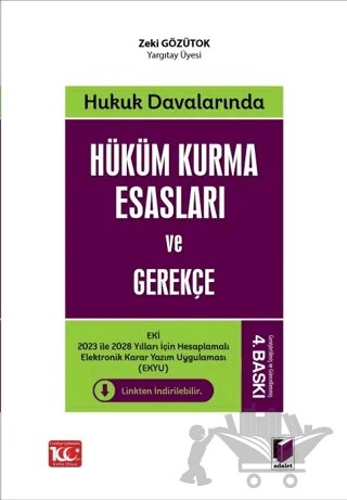 Hukuk Davalarında Hüküm Kurma Esasları ve Gerekçe – Zeki Gözütok – Adalet Yayınevi kitap kapağı