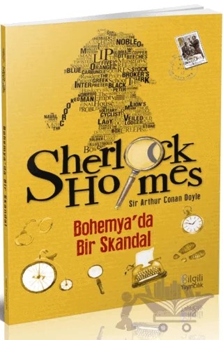 Sherlock Holmes Bohemya’da Bir Skandal – Sir Arthur Conan Doyle – Bilgili Yayınları kitap kapağı
