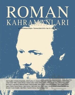 Roman Kahramanları Sayı: 35 Temmuz-Eylül 2018 – Roman Kahramanları Dergisi kitap kapağı