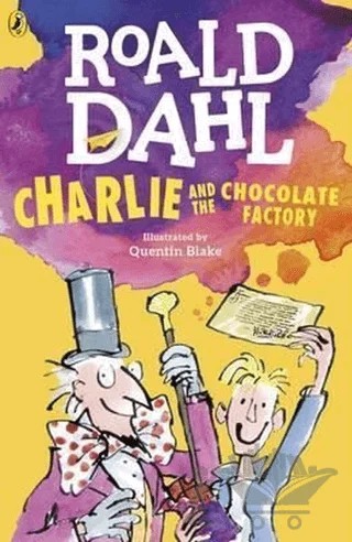 Charlie and the Chocolate Factory – Roald Dahl – Puffin Books kitap kapağı