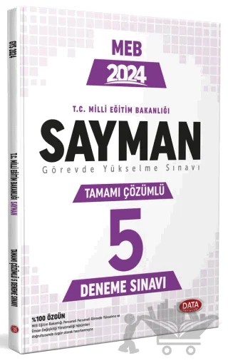 Milli Eğitim Bakanlığı Sayman Tamamı Çözümlü GYS 5 Deneme Sınavı – Kolektif – Data Yayınları kitap kapağı