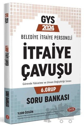 Belediye İtfaiye Personeli İtfaiye Çavuşu 6. Grup GYS Soru Bankası – Kolektif – Data Yayınları kitap kapağı