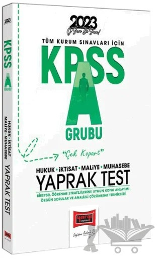 Yargı Yayınları 2023 KPSS A Grubu Tüm Dersler Yaprak Test – Kolektif – Yargı Yayınevi kitap kapağı