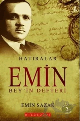 Emin Bey’in Defteri – M. Emin Sazak – Bilgeoğuz Yayınları kitap kapağı