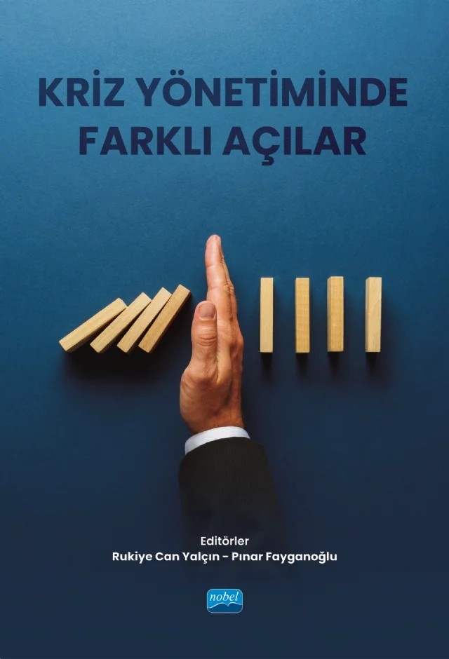 Kriz Yönetiminde Farklı Açılar – Rukiye Can Yalçın, Pınar Fayganoğlu – Nobel Akademik Yayıncılık kitap kapağı