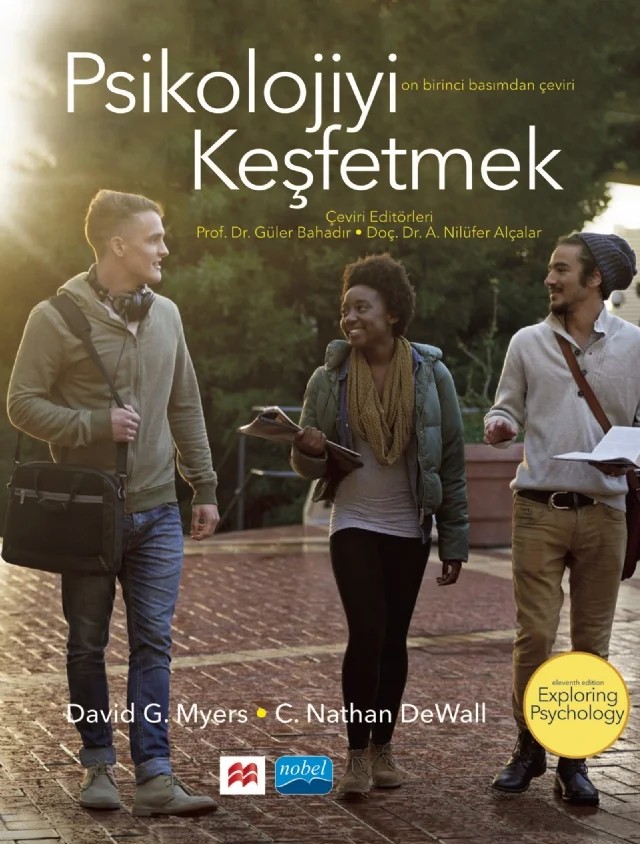 PSİKOLOJİYİ KEŞFETMEK / Exploring Psychology – David G. Myers, C. Nathan Dewall – Nobel Akademik Yayıncılık kitap kapağı