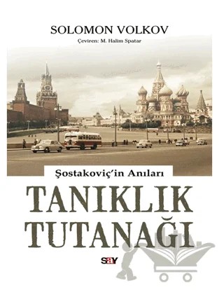 Tanıklık Tutanağı – Solomon Volkov – Say Yayınları kitap kapağı