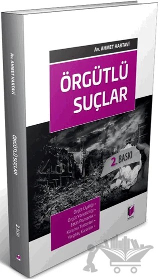 Örgütlü Suçlar – Ahmet Hartavi – Adalet Yayınevi kitap kapağı