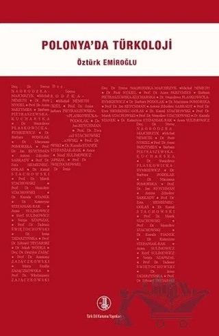Polonya'da Türkoloji – Öztürk Emiroğlu – Türk Dil Kurumu Yayınları kitap kapağı