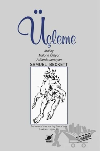 Üçleme – Samuel Beckett – Ayrıntı Yayınları kitap kapağı