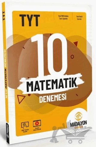 TYT Matematik 10 Denemesi – Kolektif – Madalyon Yayınları kitap kapağı