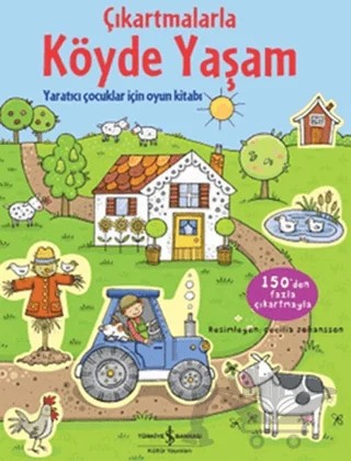 Çıkartmalarla Köyde Yaşam – Sam Taplin – İş Bankası Kültür Yayınları kitap kapağı