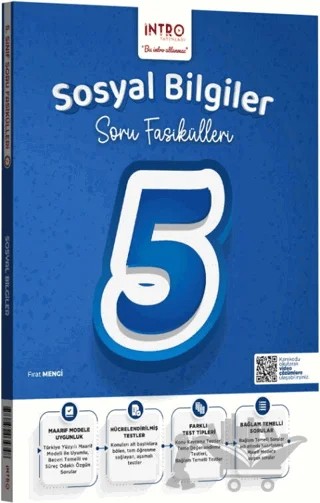 5. Sınıf Sosyal Bilgiler Soru Fasiküleri – Fırat Mengi – İntro Yayınları kitap kapağı