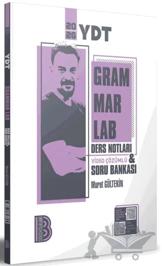 2026 YDT Grammar Lab Ders Notları ve Video Çözümlü Soru Bankası – Murat Gültekin – Benim Hocam Yayınları kitap kapağı