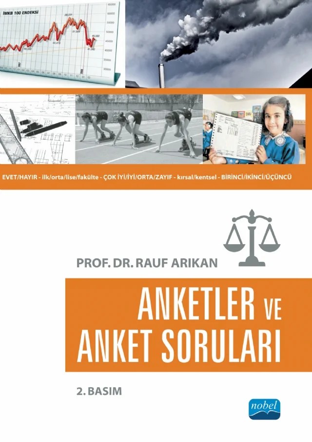 Anketler ve Anket Soruları – Rauf Arıkan – Nobel Akademik Yayıncılık kitap kapağı