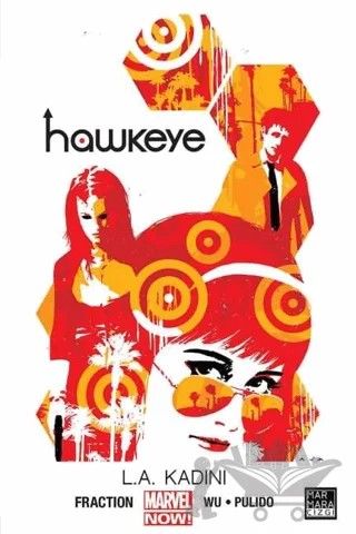 Hawkeye Cilt: 3 - L.A. Kadını – Matt Fraction – Marmara Çizgi kitap kapağı