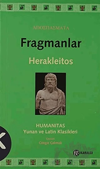 Fragmanlar – Herakleitos – Kabalcı Yayınevi kitap kapağı