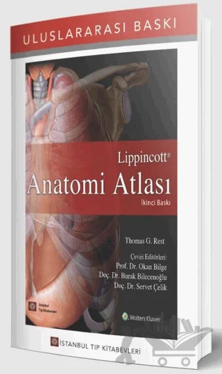 Lippincott Anatomi Atlası – Thomas R. Gest – İstanbul Tıp Kitabevi kitap kapağı