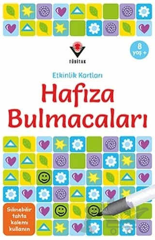 Hafıza Bulmacaları - Etkinlik Kartları – Sarah Khan – TÜBİTAK Yayınları kitap kapağı