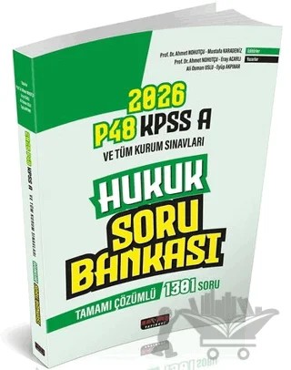 P48 KPSS A Grubu Hukuk Tamamı Çözümlü Soru Bankası Savaş Yayınları 2026 – Ahmet Nohutçu, Mustafa Karadeniz, Eray Acarlı, Ali Osman Uslu, Eyüp Akpınar – Savaş Yayınevi kitap kapağı