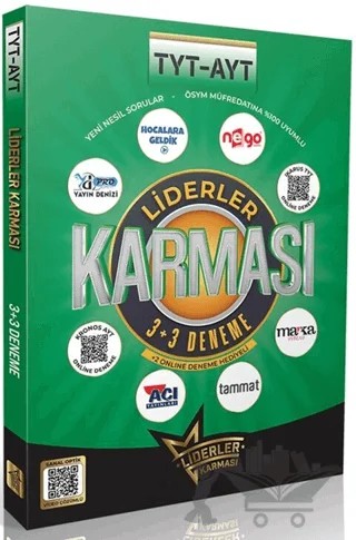 TYT AYT 3+3 Deneme Seti – Kolektif – Liderler Karması Yayınları kitap kapağı