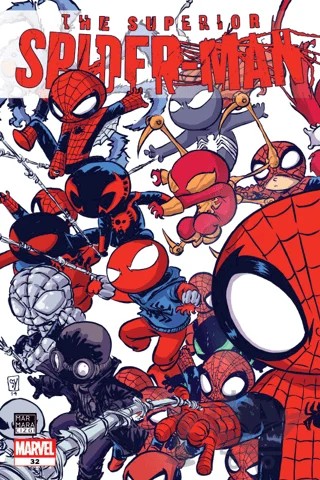 Superior Spider-Man #32 – Dan Slott – Marmara Çizgi kitap kapağı