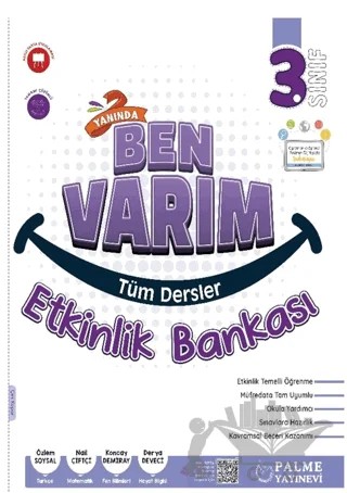 3. Sınıf Yanında Ben Varım Tüm Dersler Etkinlik Bankası – Özlem Soysal, Nail Çiftçi, Koncay Demiray, Derya Deveci – Palme Yayınları kitap kapağı
