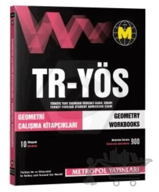 TR-YÖS Geometri Çalışma Kitapçıkları (10 Kitapçık) – Kolektif – Metropol Yayınları kitap kapağı