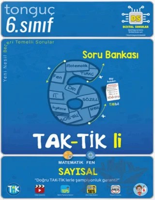 6. Sınıf Taktikli Sayısal Soru Bankası – Kolektif – Tonguç Akademi kitap kapağı
