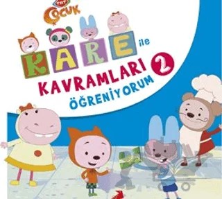 Kare İle Kavramları Öğreniyorum 2 – Kolektif – Erdem Çocuk kitap kapağı