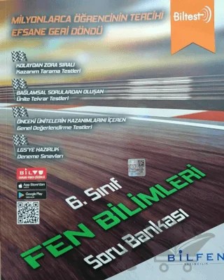 6. Sınıf Biltest Fen Bilimleri Soru Bankası – Kolektif – Bilfen Yayıncılık kitap kapağı