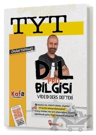 YKS TYT Dil Bilgisi Pro Video Ders Defteri – Önder Dönmez – Hoca Kafası Yayınları kitap kapağı