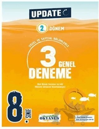 8. Sınıf 2. Dönem Update 3 Genel Deneme – Kolektif – Okyanus Yayınları kitap kapağı