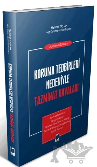 Koruma Tedbirleri Nedeniyle Tazminat Davaları – Mehmet Taştan – Adalet Yayınevi kitap kapağı