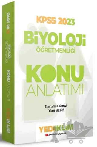 2023 ÖABT Biyoloji Öğretmenliği Konu Anlatımı – Kolektif – Yediiklim Yayınları kitap kapağı