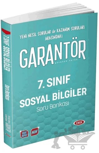 7. Sınıf Garantör Sosyal Bilgiler Soru Bankası – Kolektif – Data Yayınları kitap kapağı