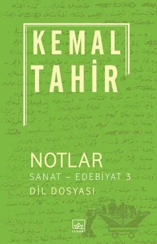 Notlar / Sanat-Edebiyat 3 – Kemal Tahir – İthaki Yayınları kitap kapağı